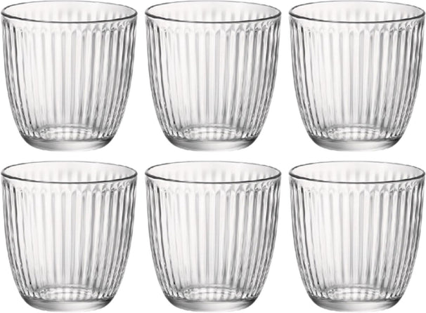 Bormioli Rocco Waterglazen Line Transparant 290 ml - 6 stuks