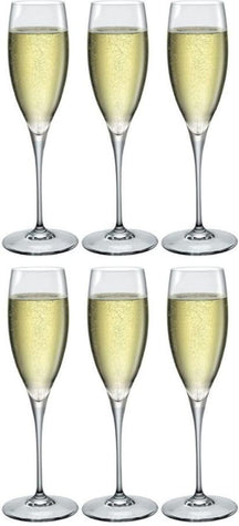 Bormioli Rocco Champagneglazen - Flutes - Premium - 260 ml - 6 stuks