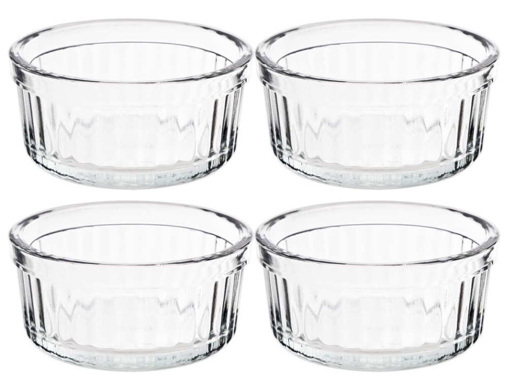 Cosy & Trendy Ramekins / Soufflébakje / Creme Brulee Schaaltjes - ø 9 cm / 140 ml - 4 Stuks