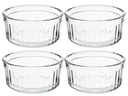 Cosy & Trendy Ramekins / Soufflébakje / Creme Brulee Schaaltjes - ø 9 cm / 140 ml - 4 Stuks