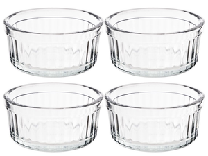 Cosy & Trendy Ramekins / Soufflébakje / Creme Brulee Schaaltjes - ø 9 cm / 140 ml - 4 Stuks