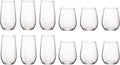 Bormioli Rocco Waterglazenset Electra - (Waterglazen & Longdrinkglazen) - 12 delige set