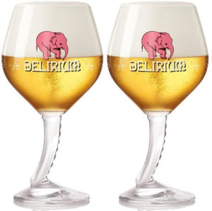 Delirium Bierglazen op Voet - 330 ml - 2 stuks