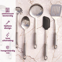 Cosy & Trendy Bakspaan met openingen - Delish Plus - RVS