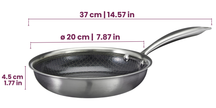 Cookinglife Koekenpan HexaCook - Hybride Pan ø 20 cm - NON STICK - geschikt voor alle warmtebronnen - keramische anti-aanbaklaag