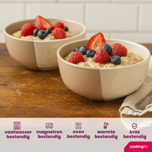 Cookinglife Soepkommen / Kommen Leem ø 15 cm - 6 Stuks