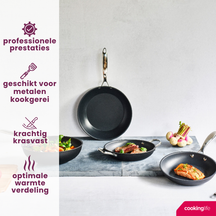 Cookinglife Koekenpan Revolt ø 28 cm - geschikt voor alle warmtebronnen - keramische anti-aanbaklaag
