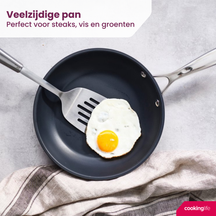 Cookinglife Koekenpan Revolt ø 24 cm - geschikt voor alle warmtebronnen - keramische anti-aanbaklaag