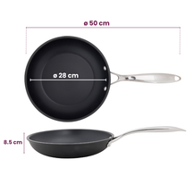 Cookinglife Koekenpan Revolt ø 28 cm - geschikt voor alle warmtebronnen - keramische anti-aanbaklaag