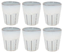 Cosy & Trendy Koffiekopjes / Cappuccino Bekers Bistro Vintage White 290 ml - 6 stuks