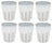Cosy & Trendy Koffiekopjes / Cappuccino Bekers Bistro Vintage White 290 ml - 6 stuks
