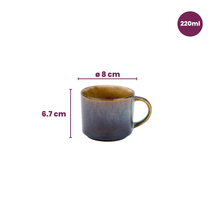 Cosy & Trendy Koffiekopjes / Senseo Kopjes - Quintana Amber - 220 ml - 4 Stuks