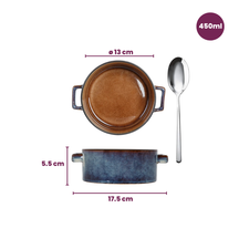 Cosy & Trendy Soepkommen / Kommen - Quintana Amber ø 13 cm / 450 ml - 4 Stuks