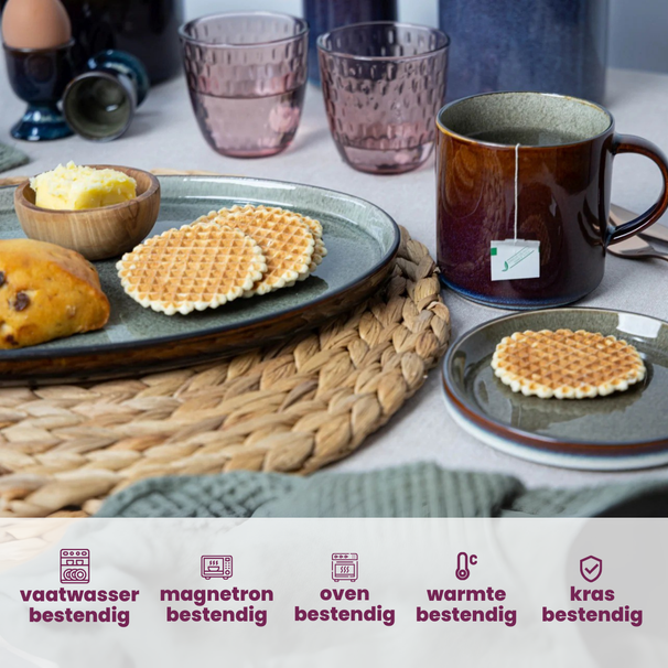Cosy & Trendy Koffiekopjes / Senseo Kopjes - Quintana Green - 220 ml - 4 Stuks