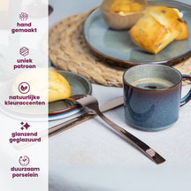 Cosy & Trendy Koffiekopjes / Senseo Kopjes - Quintana Amber - 220 ml - 4 Stuks