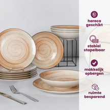 Cosy & Trendy Soepkommen / Kommen - Sintra Terracotta ø 16 cm - 4 Stuks