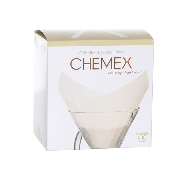 Chemex Koffiefilters / Papierfilters FS-100 Square - Voorgevouwen - 100 Stuks