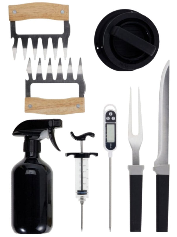 Cookinglife BBQ Pitmaster Set - 8-Delig - Complete Grillset voor Vlees & Groenten