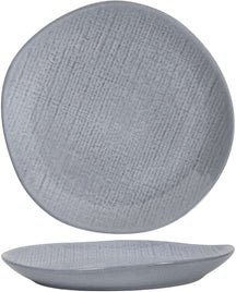Cookinglife Dinerborden Linen Grijs ø 27 cm – 6 stuks