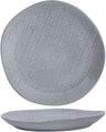 Cookinglife Dinerborden Linen Grijs ø 27 cm – 6 stuks