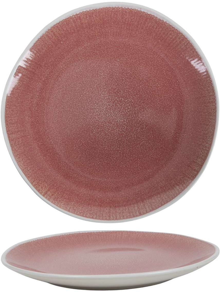 Cookinglife Dinerborden Nola Roze ø 27 cm – 6 stuks