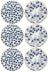 Cookinglife Dinerborden Fleuris ø 27 cm - 6 stuks