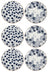 Cookinglife Ontbijtborden / Desserborden Fleuris ø 19 cm - 6 stuks