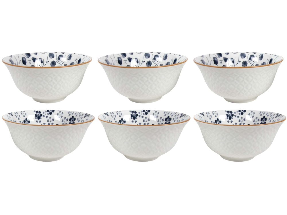 Cookinglife Soepkommen / Kommen Fleuris ø 16 cm - 6 stuks