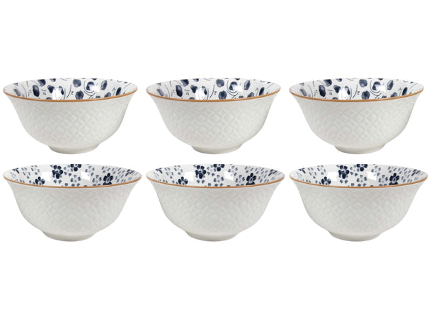 Cookinglife Soepkommen / Kommen Fleuris ø 16 cm - 6 stuks