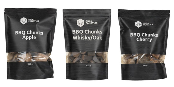 Cookinglife Grill Rookhout Startset - BBQ Smaakmix - Appel, Whiskey Eik & Kers Chunks