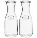 Cookinglife Karaf / Waterkaraf / Schenkkan - 1 Liter - 2 Stuks