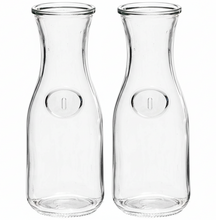 Cookinglife Karaf / Waterkaraf / Schenkkan - 1 Liter - 2 Stuks