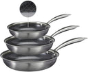 Cookinglife Koekenpannenset HexaCook - Hybride Pan 3-delig ø 20, 24 & 28cm - NON STICK - geschikt voor alle warmtebronnen - keramische anti-aanbaklaag