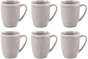 Cookinglife Koffiemokken Breeze Grijs 315 ml – 6 stuks