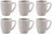 Cookinglife Koffiemokken Breeze Grijs 315 ml – 6 stuks
