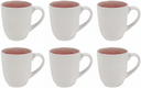 Cookinglife Koffiemokken Nola Roze 330 ml – 6 stuks