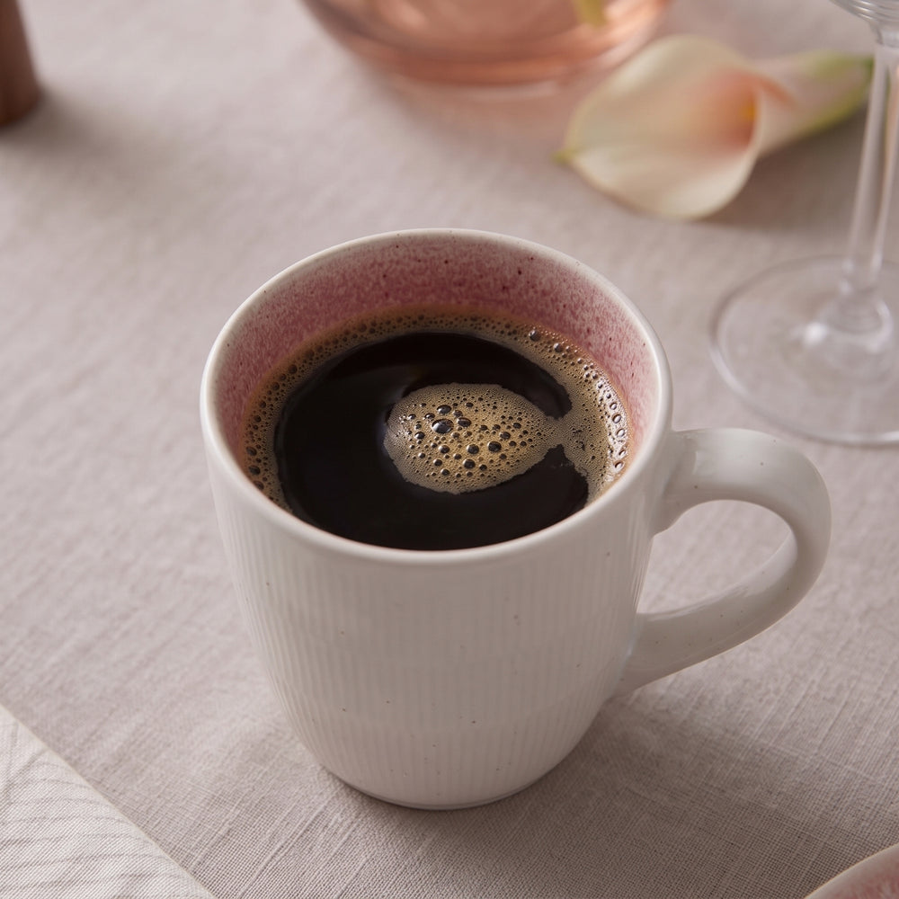 Cookinglife Koffiemokken Nola Roze 330 ml – 6 stuks