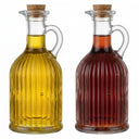Cookinglife Olie- en Azijnstel Lines - Glas - 350 ml - 2 stuks