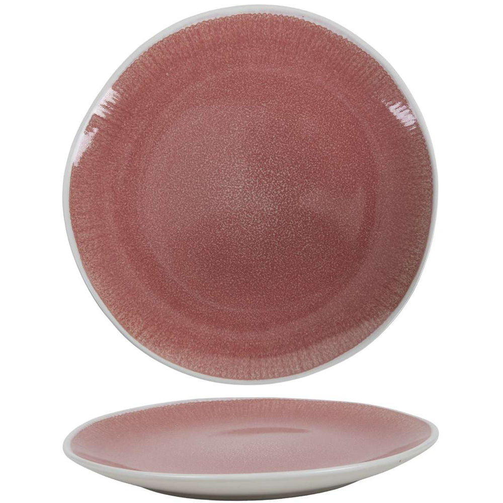Cookinglife Serviesset Nola Roze 18-delig  / 6 personen - 6 dinerborden, 6 ontbijtborden en 6 kommen