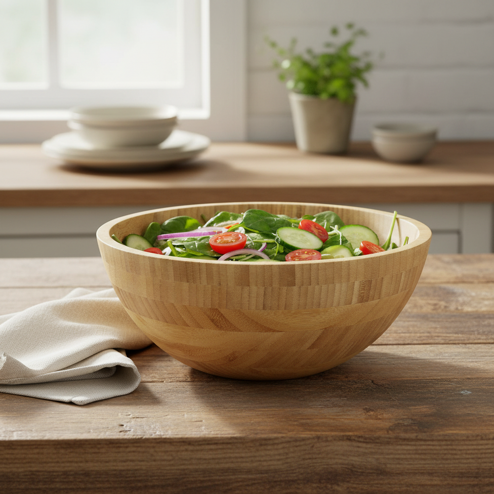 Cookinglife Saladeschaal - Bamboe - ø 28 cm