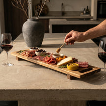 Cookinglife Serveerplank / Tapasplank - Acacia - 60 x 13 cm
