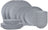 Cookinglife Serviesset Linen Grijs 18-delig / 6 personen - 6 dinerborden, 6 ontbijtborden en 6 kommen