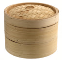 Cookinglife Stoommandje / Dim Sum Mandje - Bamboe - 3-Delig - ø 20 cm