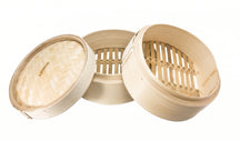 Cookinglife Stoommandje / Dim Sum Mandje - Bamboe - 3-Delig - ø 20 cm