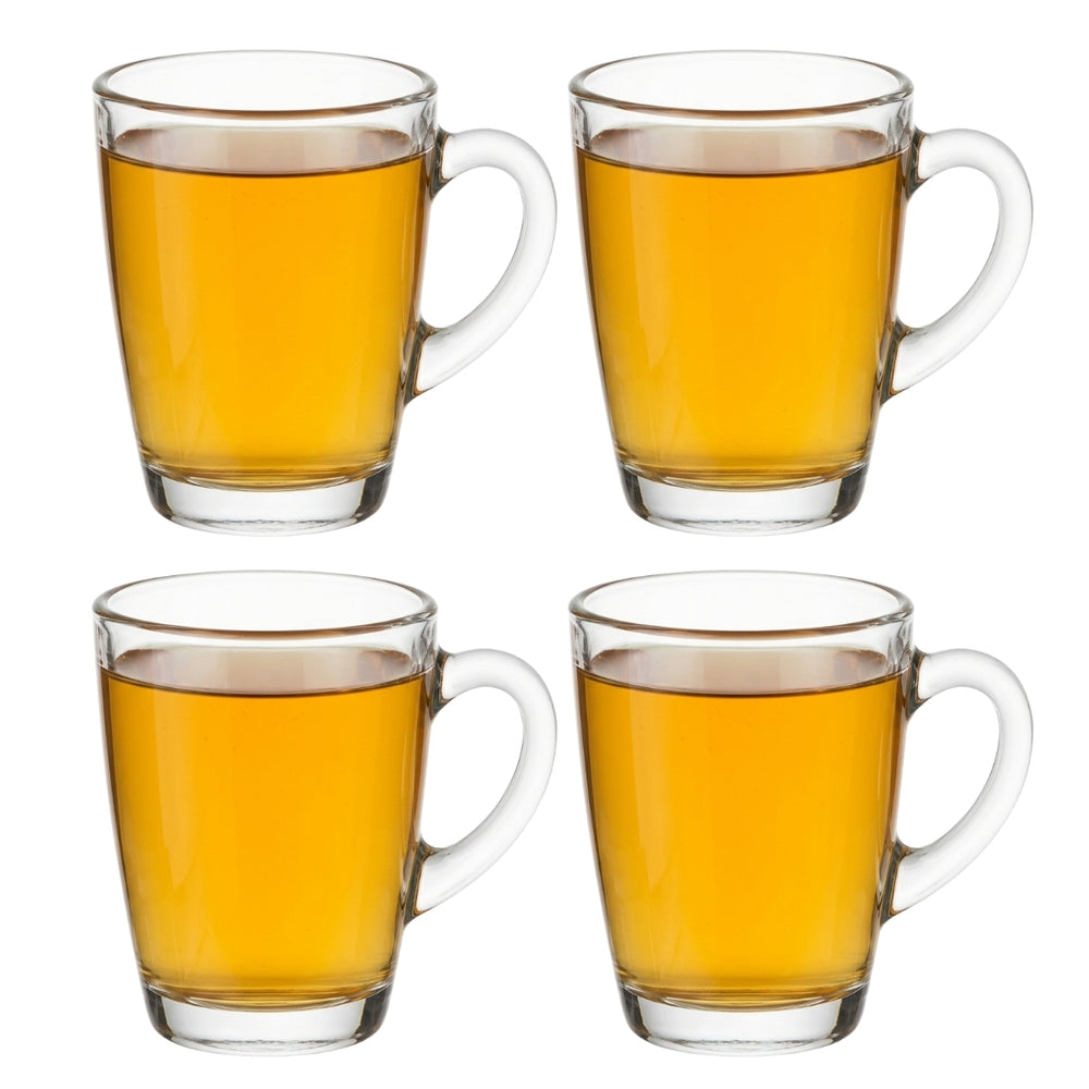 Cookinglife Theeglazen met Oor - 300 ml - 4 Stuks