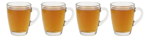 Cookinglife Theeglazen met Oor - 300 ml - 4 Stuks