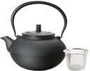 Cookinglife Theepot Arare met RVS Filter - Gietijzer Zwart - 1.5 liter