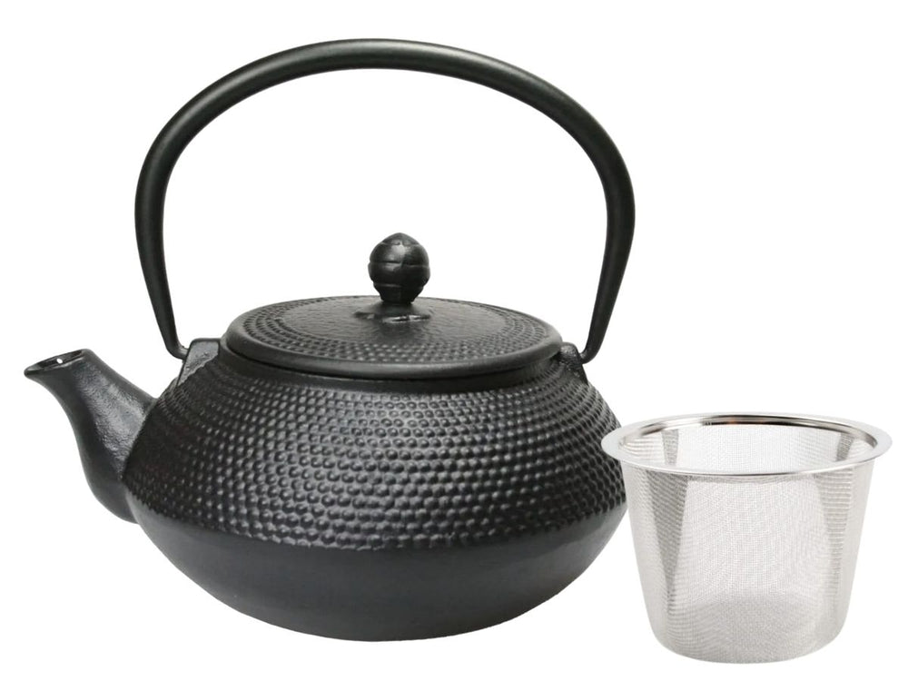 Cookinglife Theepot Arare met RVS Filter - Gietijzer Zwart - 800 ml