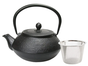 Cookinglife Theepot Arare met RVS Filter - Gietijzer Zwart - 800 ml