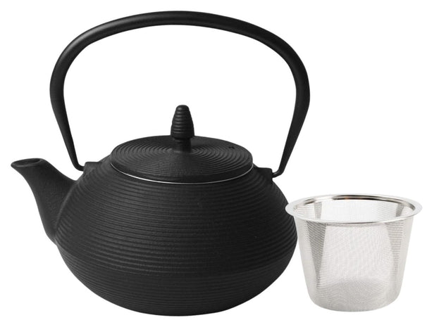 Cookinglife Theepot Itome met RVS Filter - Gietijzer Zwart - 800 ml
